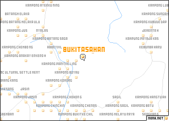 map of Bukit Asahan