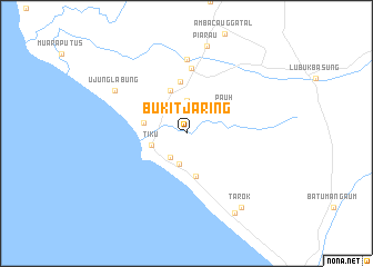 map of Bukitjaring