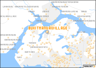 map of Bukit Mandai Village