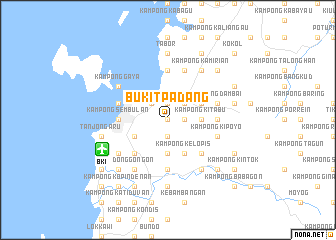 map of Bukit Padang