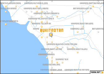 map of Bukit Rotan