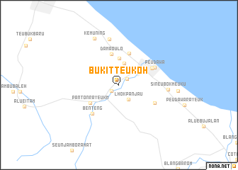 map of Bukitteukoh