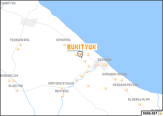 map of Bukityuk