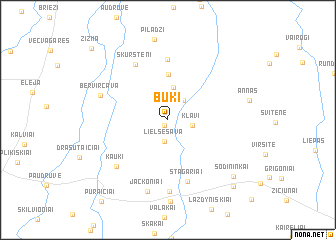 map of Buķi