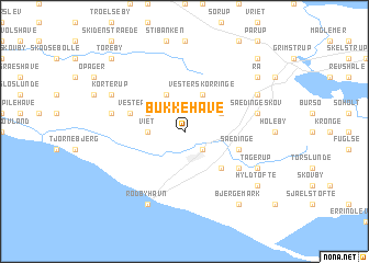 map of Bukkehave