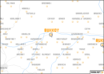 map of Bükköy