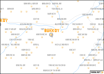 map of Bükköy