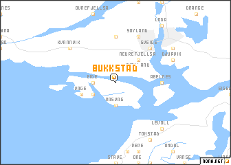 map of Bukkstad