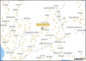 map of Bukmirë