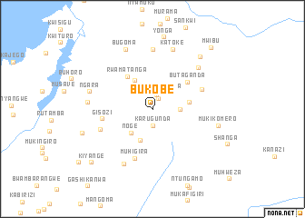 map of Bukobe