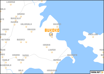 map of Bukoko