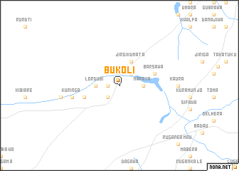 map of Bukoli