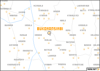 map of Bukomansimbi