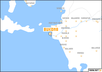 map of Bukoma