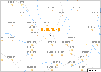 map of Bukomero