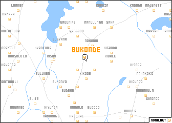 map of Bukonde