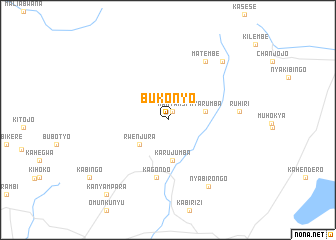 map of Bukonyo