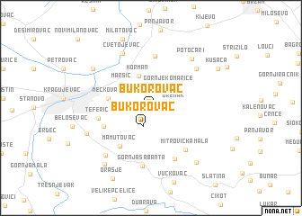 map of Bukorovac