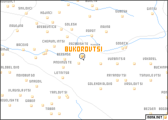 map of Bukorovtsi