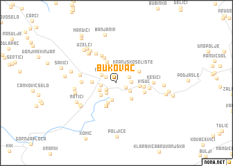 map of Bukovac