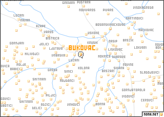 map of Bukovac