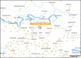 map of Bukova Greda