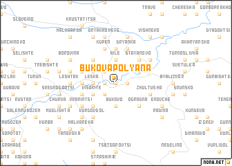 map of Bukova Polyana