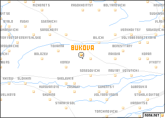 map of Bukova