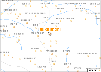 map of Bukovčani