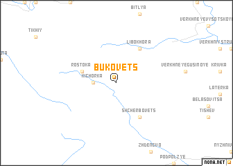 map of Bukovets