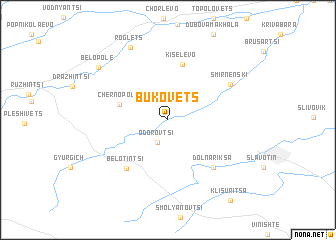 map of Bukovets