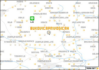 map of Bukovica pri Vodicah