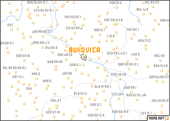 map of Bukovica