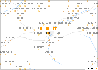 map of Bukovice