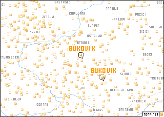 map of Bukovik