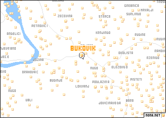 map of Bukovik