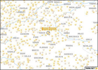 map of Bukovik