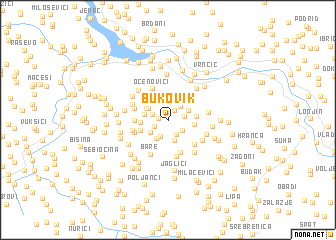 map of Bukovik