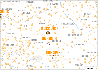 map of Bukovik