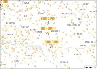 map of Bukovik