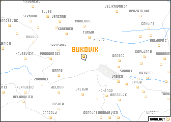 map of Bukovik