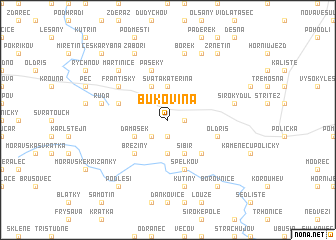 map of Bukovina