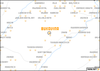 map of Bukovina