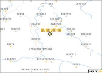 map of Bukovinka