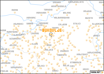 map of Bukovlje