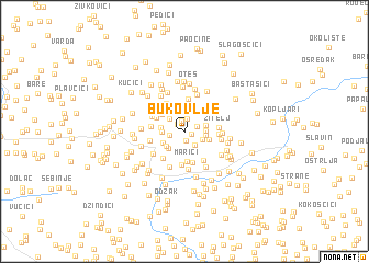 map of Bukovlje