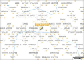 map of Bukovno