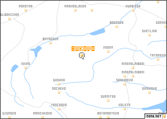 map of Bukovo