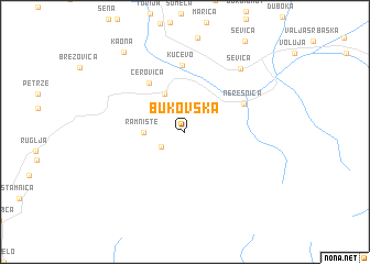 map of Bukovska