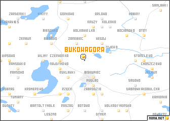 map of Bukowa Góra